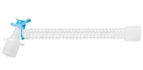 Гофрована з`єднуюча трубка з подвійним оборотним кутовим з'єднувачем та подвійним портом 22F-22M/ 15F